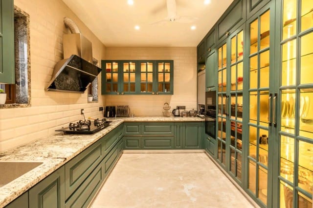Open modular kitchen